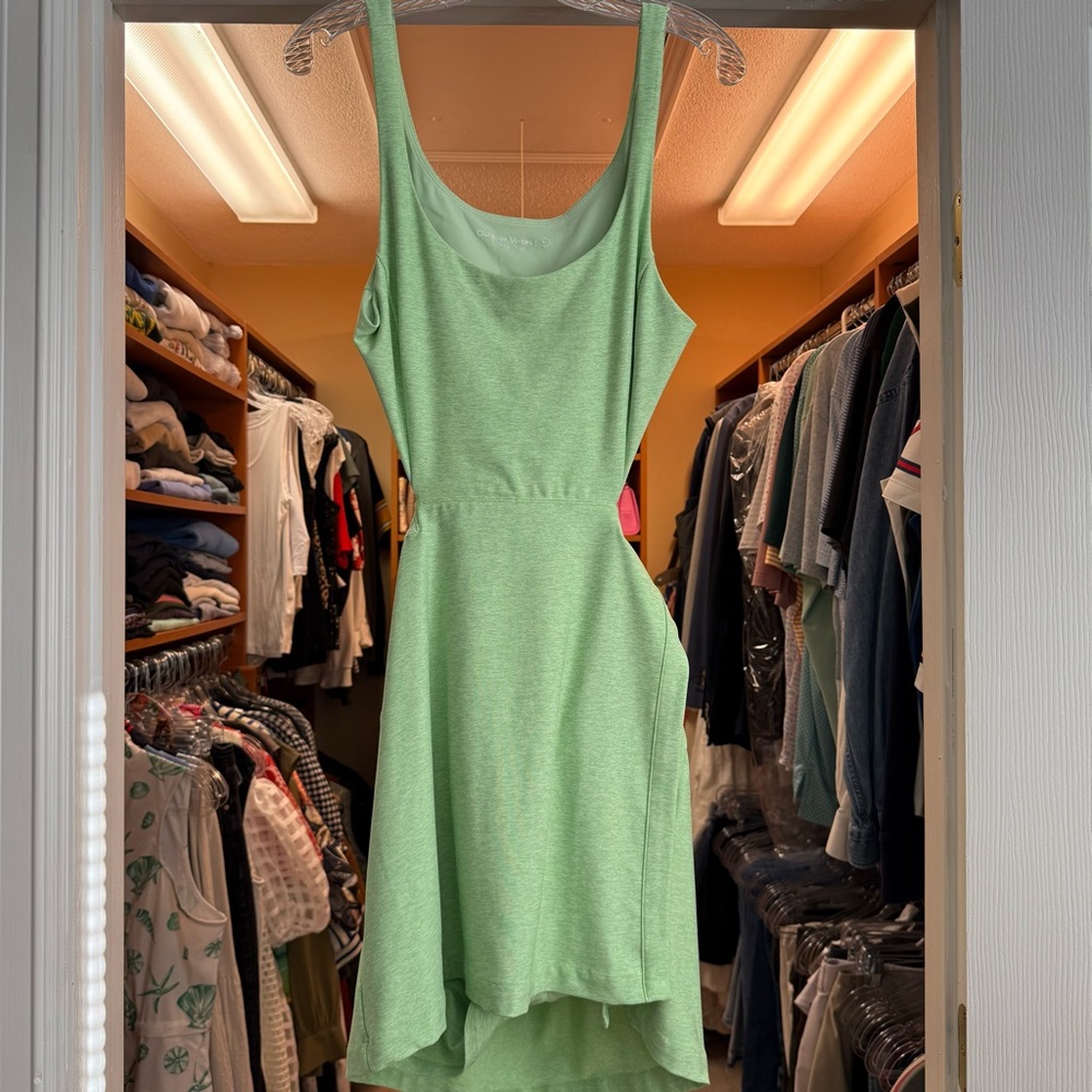 Outdoor Voices Light Green Workout Dress